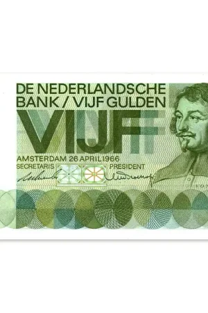 Tylko dziś 5 Gulden "Vondel" 1966ZFr+