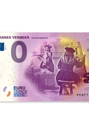 0 Euro Biljet Vermeer - Schilderkunst Ostatnia szansa