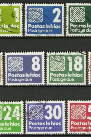 Tani Ierland Portzegels Michel 25-34