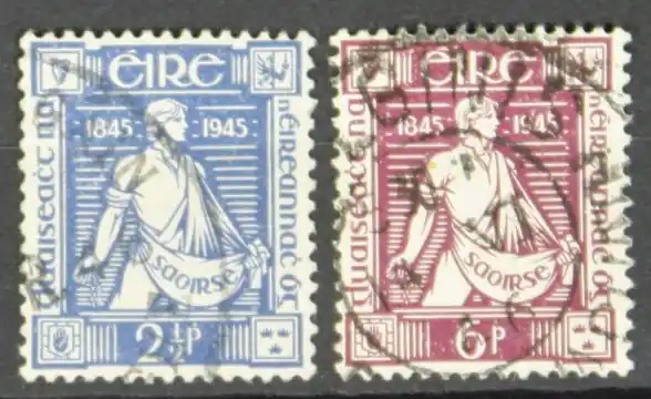 Ierland, Jaarset 1945 Autentyczny