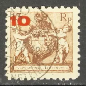 Liechtenstein Michel 62 A Autentyczny