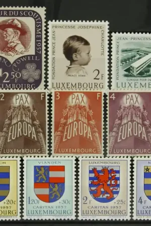 Luxemburg, Jaarset 1957 Popularny