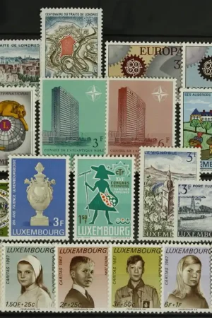 Luxemburg, Jaarset 1967 Oryginalny