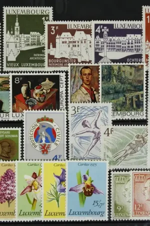 Luxemburg, Jaarset 1975 Oryginalny
