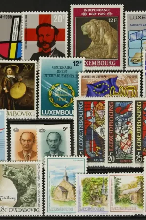 Luxemburg, Jaarset 1989 Szybka dostawa