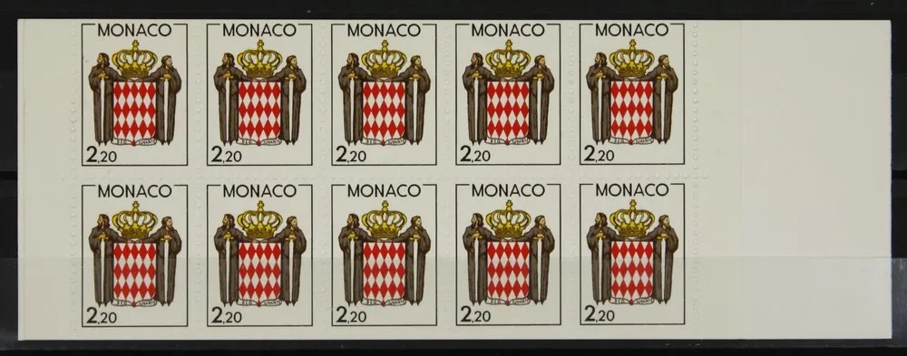 Monaco Michel 1832 Boekje Zwrot pieniędzy