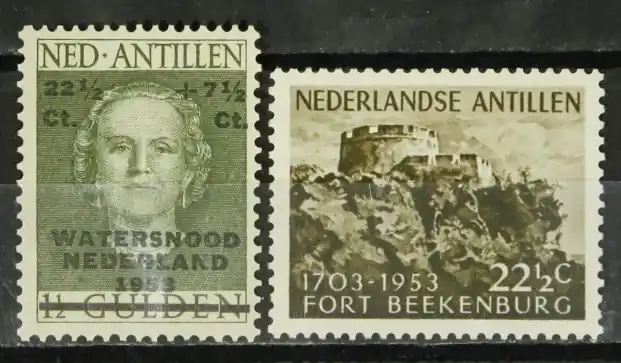 Premium Ned. Antillen, Jaarset 1953