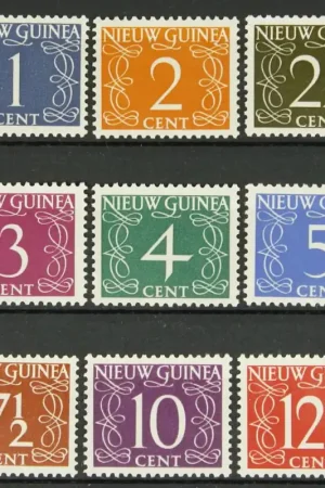 Tylko dziś Ned. Nw. Guinea NVPH 1-9