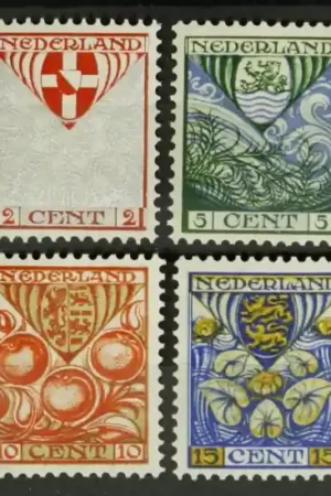 Nederland NVPH 199-202 Zwrot pieniędzy