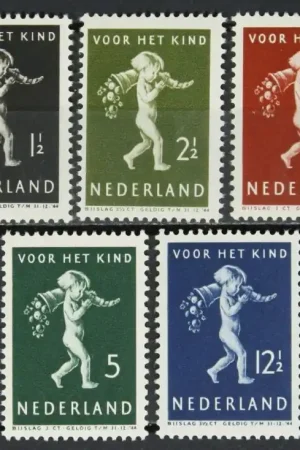 Oryginalny Nederland NVPH 327-331