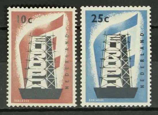 Nederland NVPH 681-682 Wysoka jakość