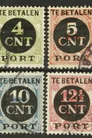 Nederland Portzegels 65-68 Tylko dziś