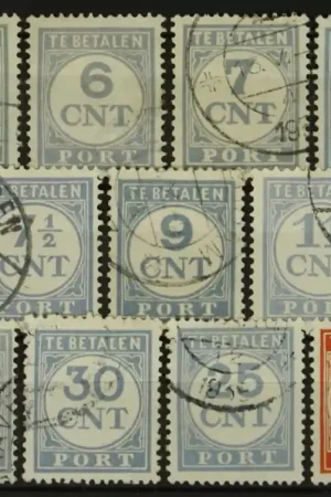 Autentyczny Nederland Portzegels 69-79
