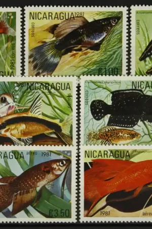 Popularny Nicaragua Michel 2208-2214