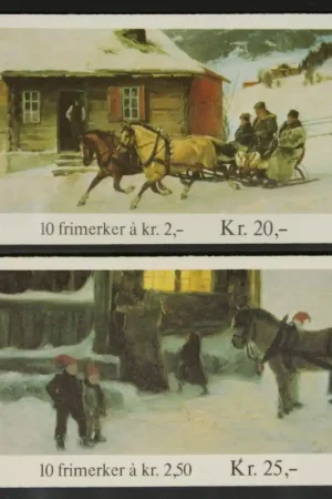 Zwrot pieniędzy Noorwegen Michel 894-895 Boekjes