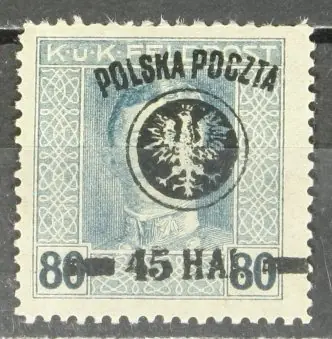 Polen Michel 25 I verschoven opdruk Premium