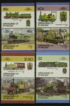 Autentyczny St. Vincent Grenadines Michel 458-473