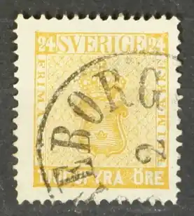 Zweden Michel 10 B Oryginalny