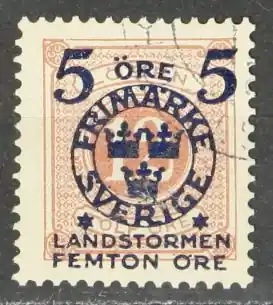 Zweden Michel 101 Oryginalny