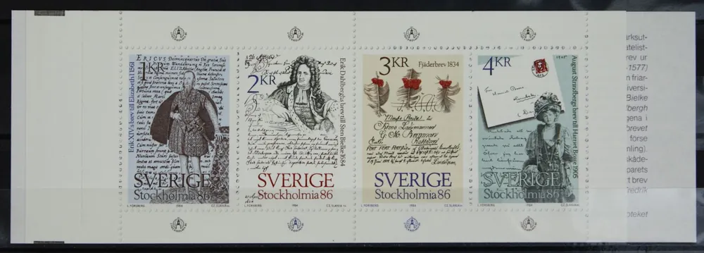 Najlepsza cena Zweden Michel 1288-1291 Boekje