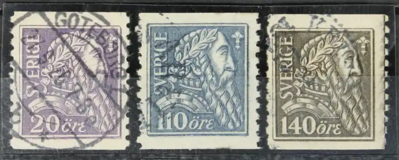 Zweden Michel 141-143 Oferta limitowana