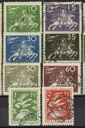 Zweden Michel 159-172 Szybka dostawa