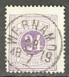 Tani Zweden Portzegel Michel 7aA