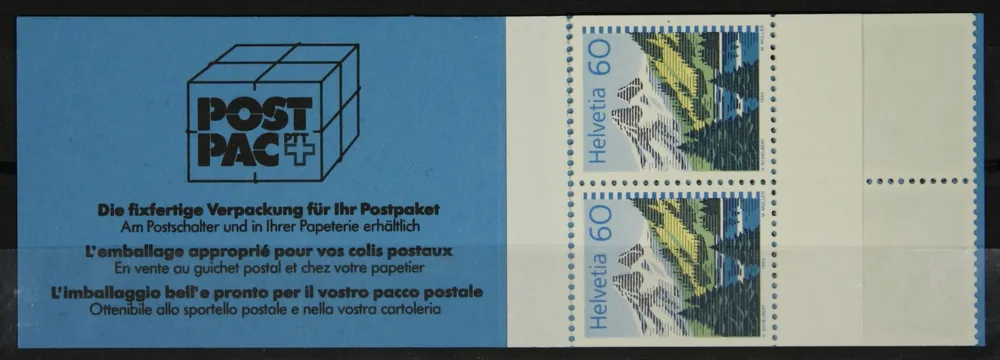 Zwitserland Boekje Bergmeren '93 Zwrot pieniędzy