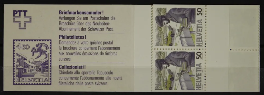 Zwitserland Boekje Postbezorging '88 Oferta