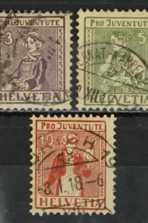Zwitserland Michel 133-135 Nowość