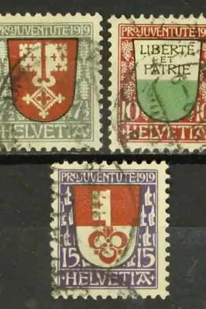 Zwitserland Michel 149-151 Wysoka jakość