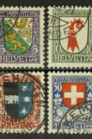 Zwitserland Michel 218-221 Wysoka jakość