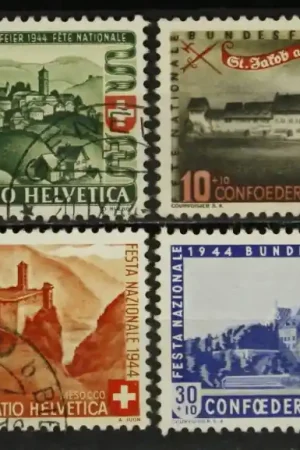 Zwitserland Michel 431-434 Najlepsza cena