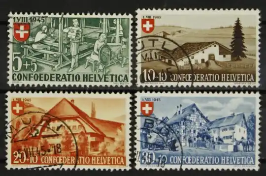 Zwitserland Michel 460-463 Rabat