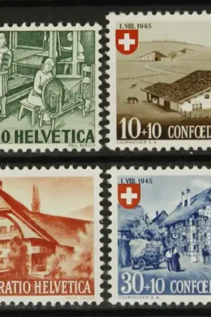 Zwitserland Michel 460-463 Darmowa dostawa