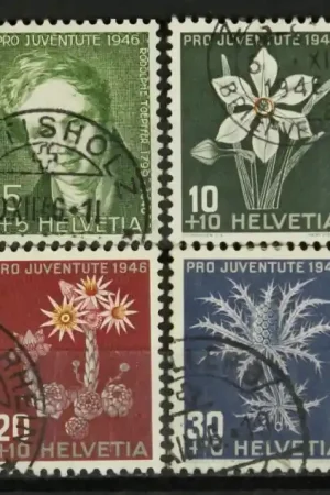 Zwitserland Michel 475-478 Szybka dostawa