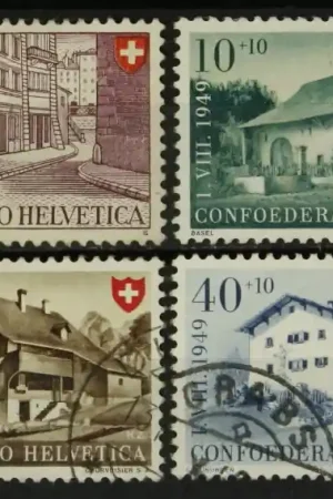 Zwitserland Michel 525-528 Tylko dziś