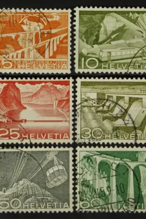 Zwitserland Michel 529-540 Oryginalny