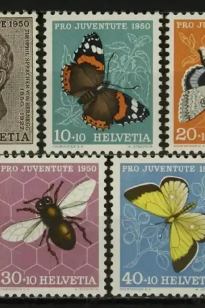 Premium Zwitserland Michel 550-554