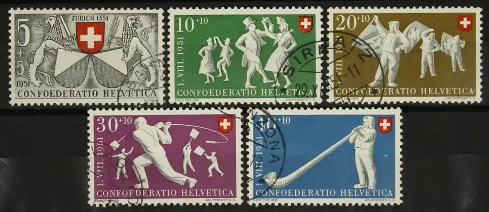 Zwitserland Michel 555-559 Premium