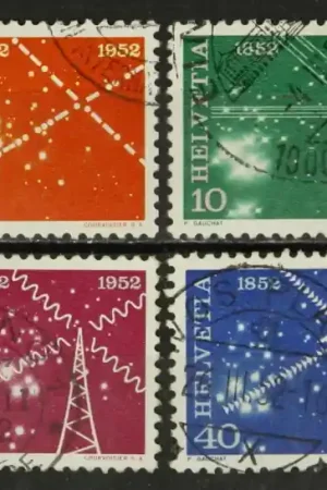 Oryginalny Zwitserland Michel 566-569