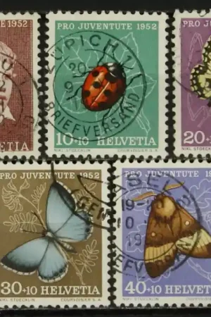 Oryginalny Zwitserland Michel 575-579