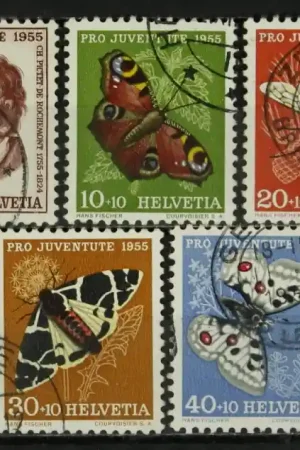 Zwitserland Michel 618-622 Rabat