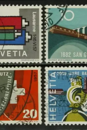 Zwitserland Michel 637-640 Szybka dostawa