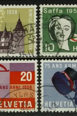 Wysoka jakość Zwitserland Michel 653-656