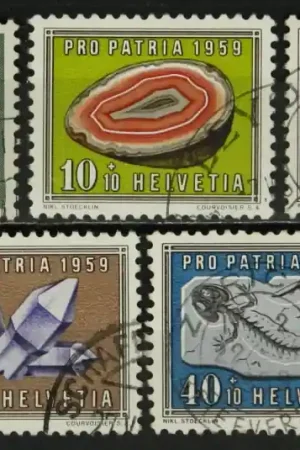 Zwitserland Michel 674-678 Rabat