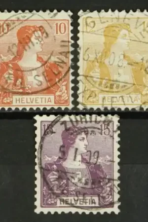 Zwitserland Michel 98-100 Tani