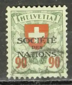 Zwitserland Volkenbond Mi. 22 X Niska cena