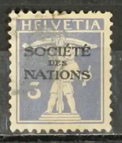 Autentyczny Zwitserland Volkenbond Mi. 27