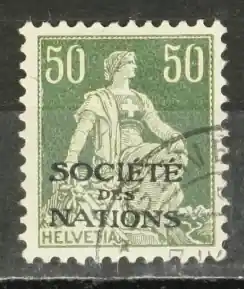 Zwitserland Volkenbond Mi. 9 Z Ekspresowa dostawa
